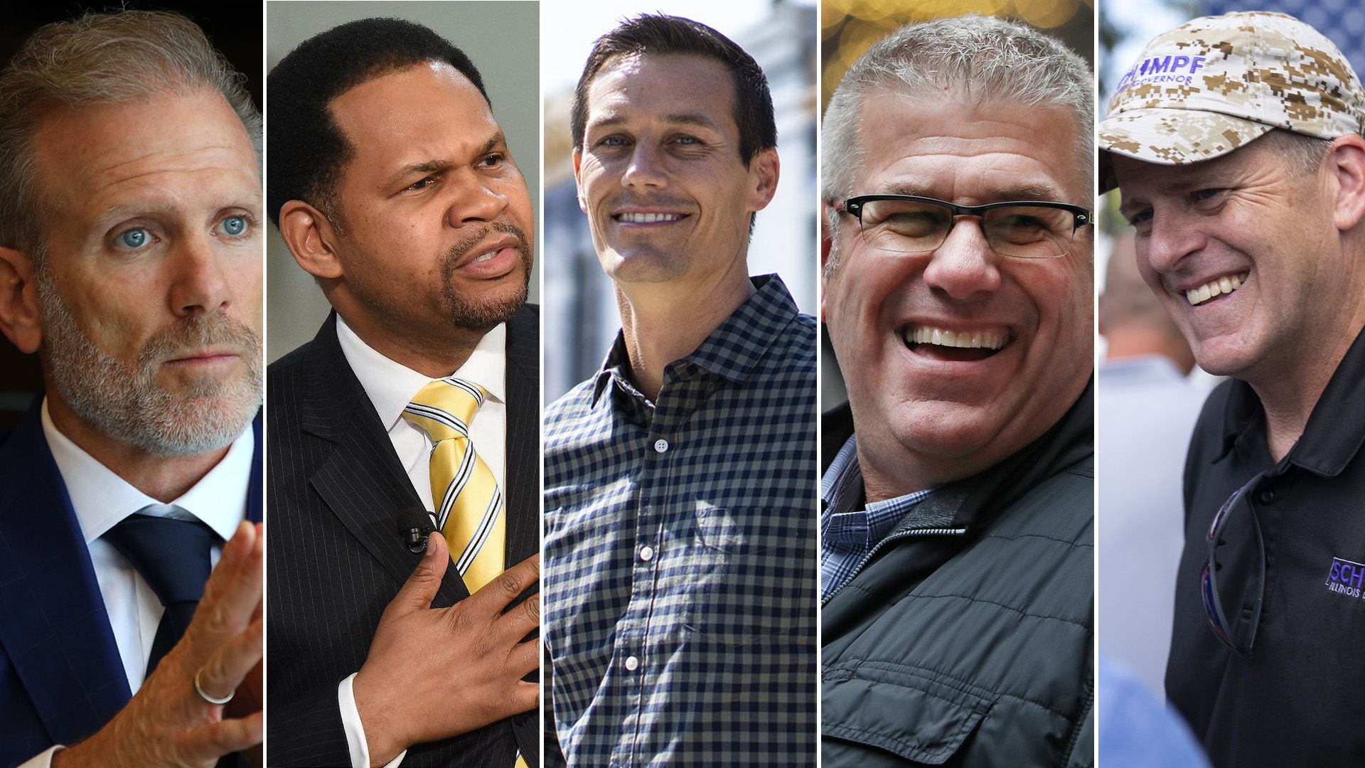 Photo of the GOP candidates for governor 