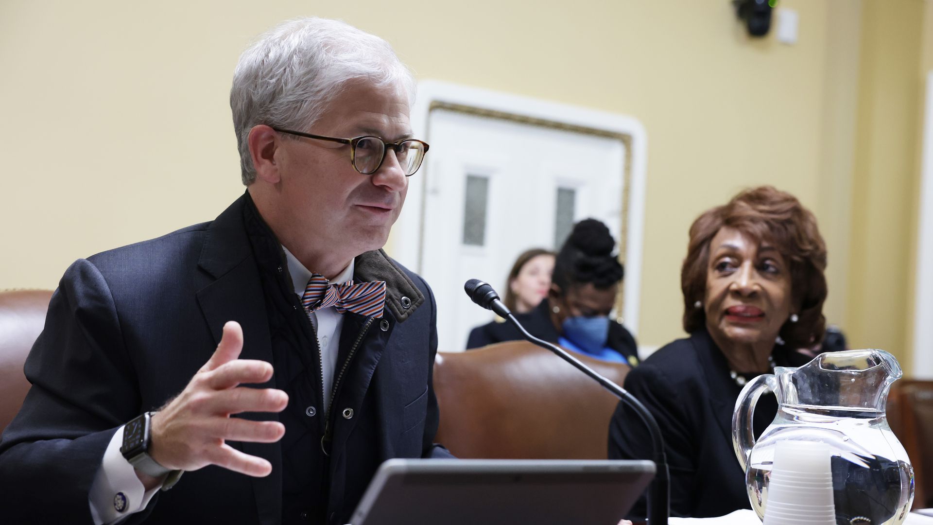 Representatives Patrick McHenry and Maxine Waters
