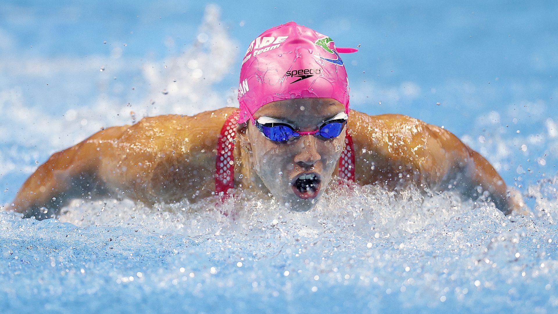 Swimmer Regan Smith competes in Tokyo Olympics qualifying trials.