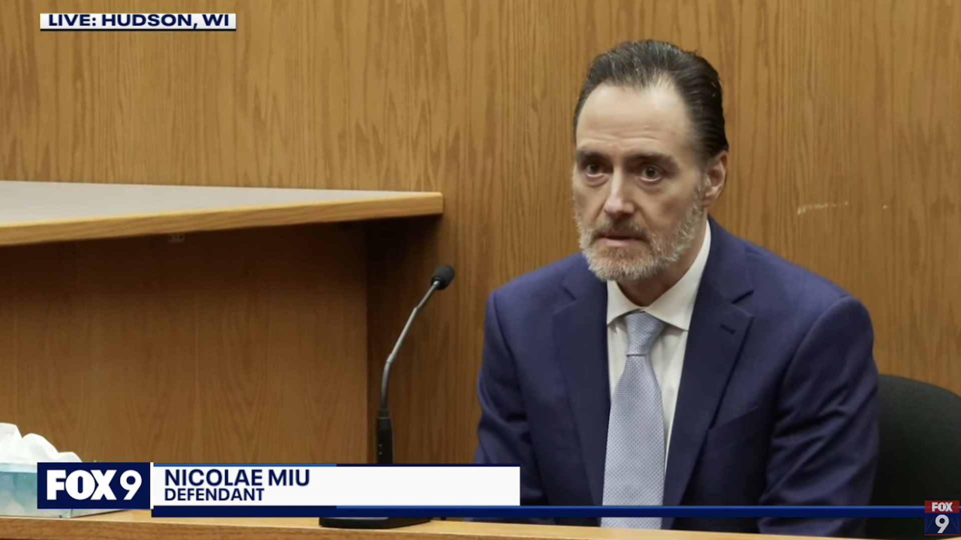 Nicolae Miu testifies at his trial 