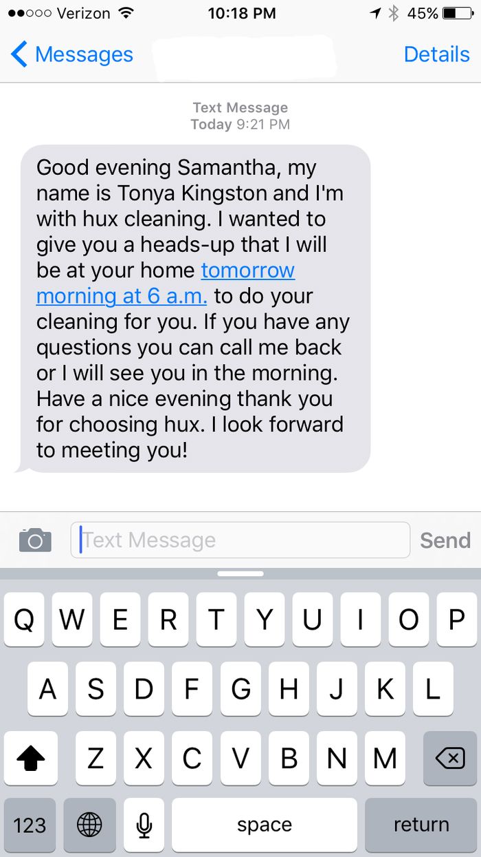 hux iphone screenshot