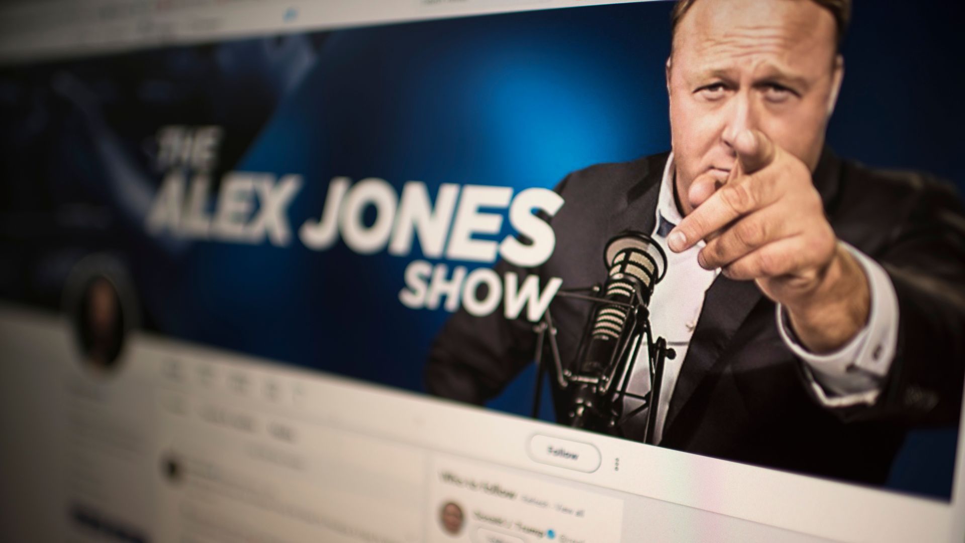 The Alex Jones facebook page