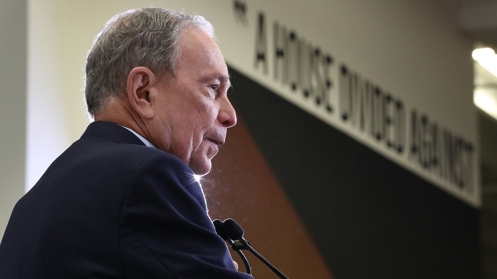A headshot of Michael Bloomberg.