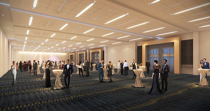 Charlotte Convention Center rendering (charlottemeetings.com, courtesy of tvsdesign)