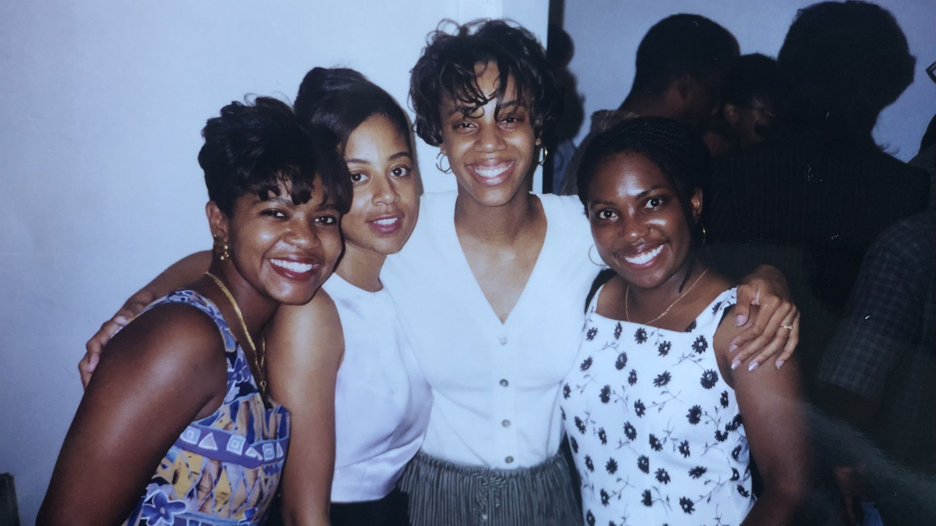 In a 1996 photo (from left), Antoinette Coakley, Nina Coleman, Lisa Fairfax and Ketanji Brown Jackson.