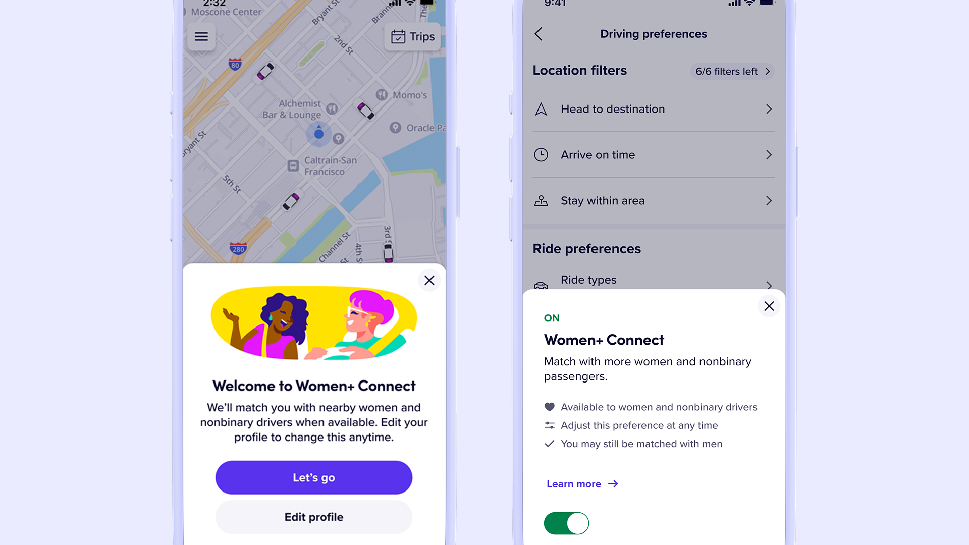 Lyft's new gender-based safety feature now available in