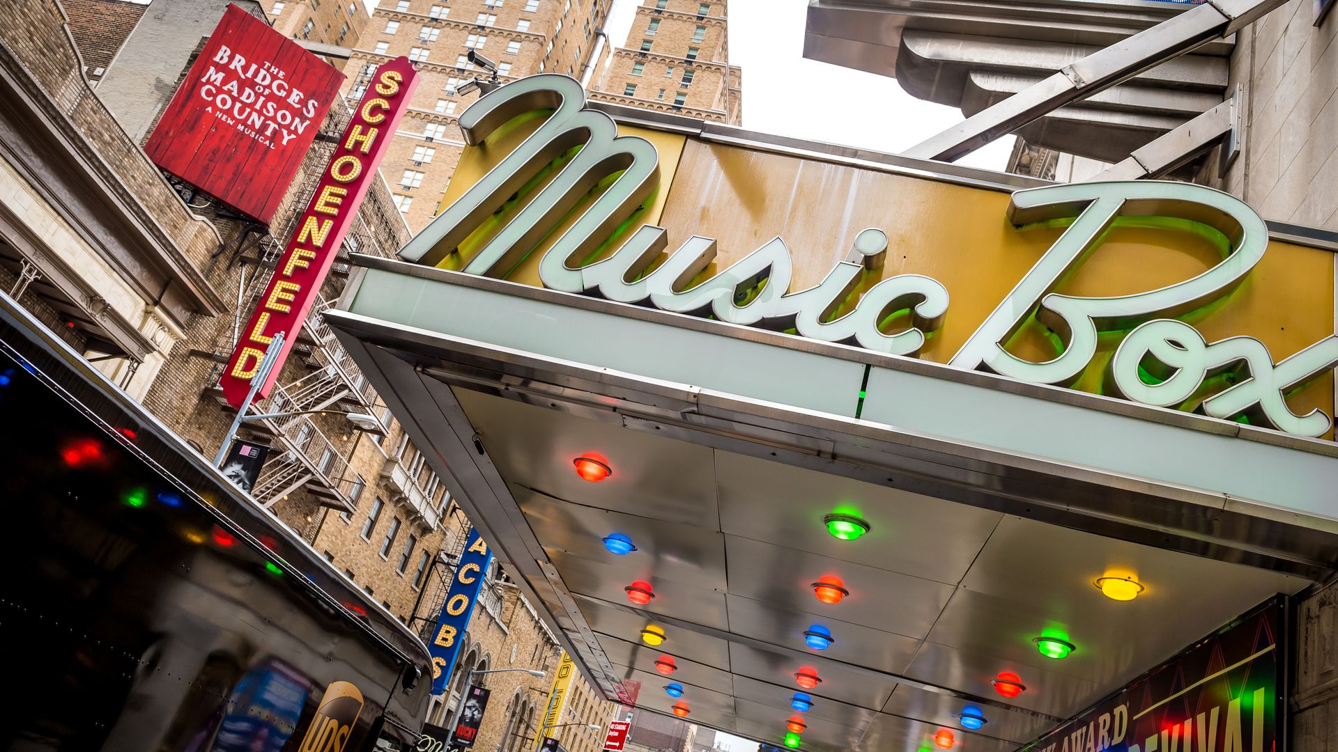 Several Broadway theaters owned by The Shubert Organization