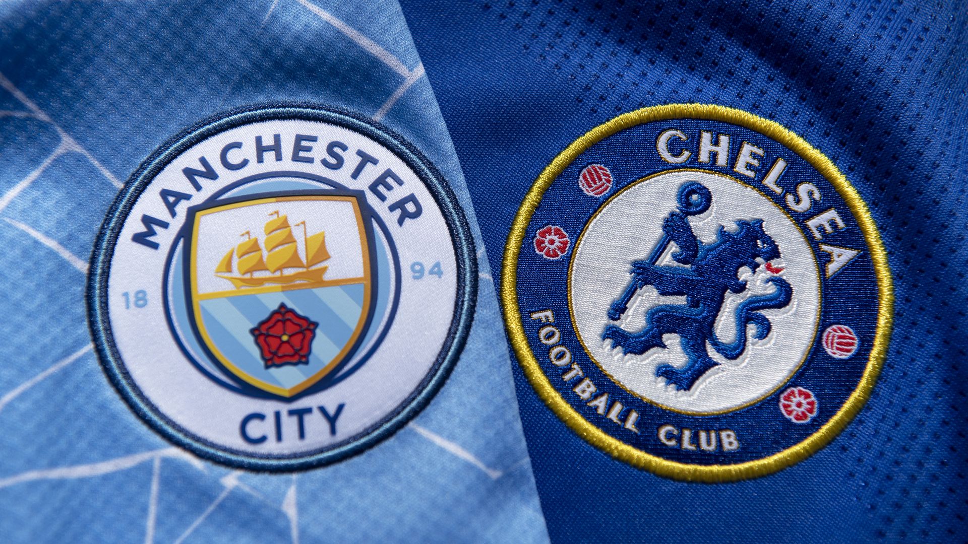 Man City and Chelsea logos