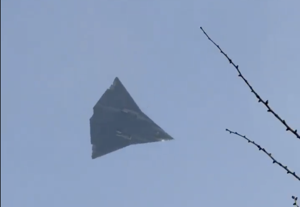 Warplane in sky
