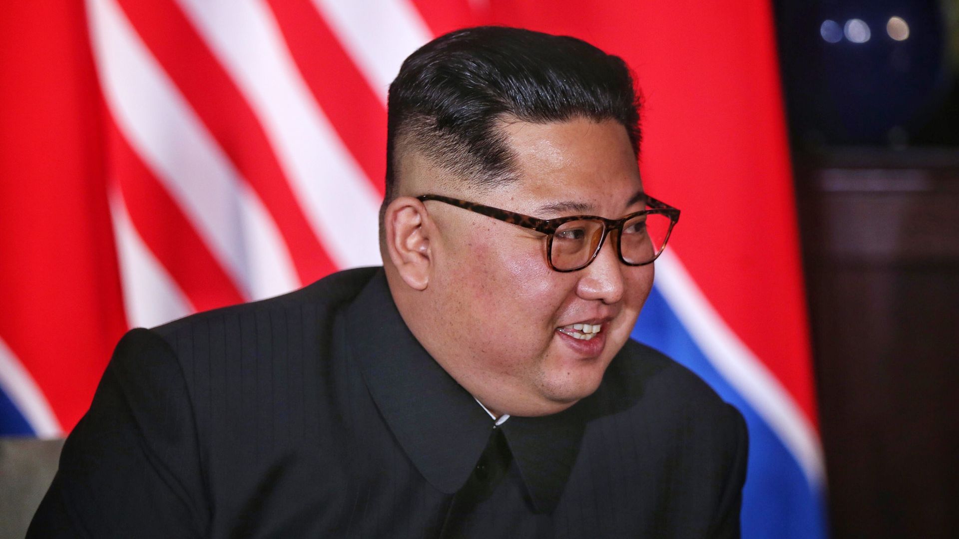 Kim Jong-un at the Trump summit. 