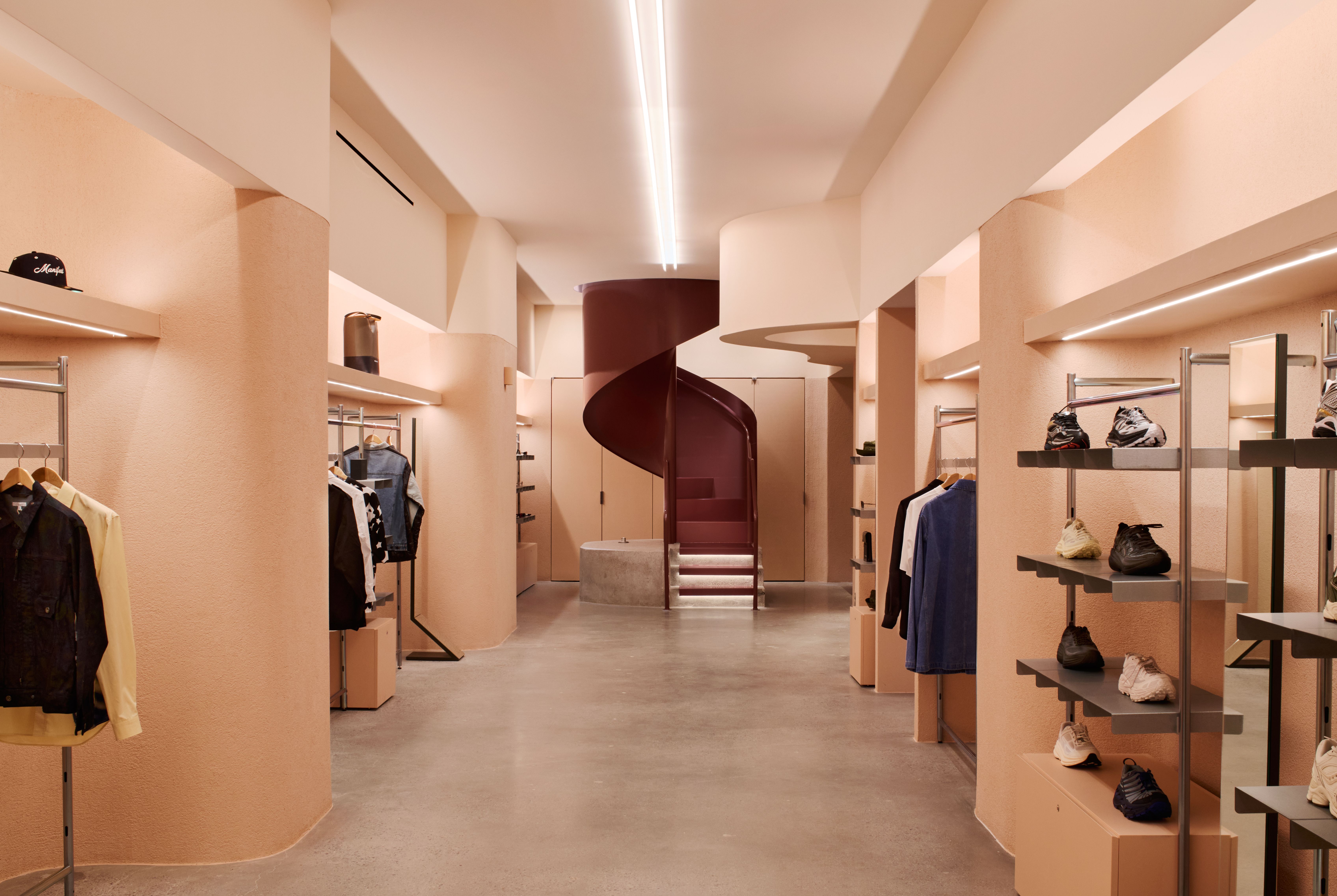 An upscale retail boutique 