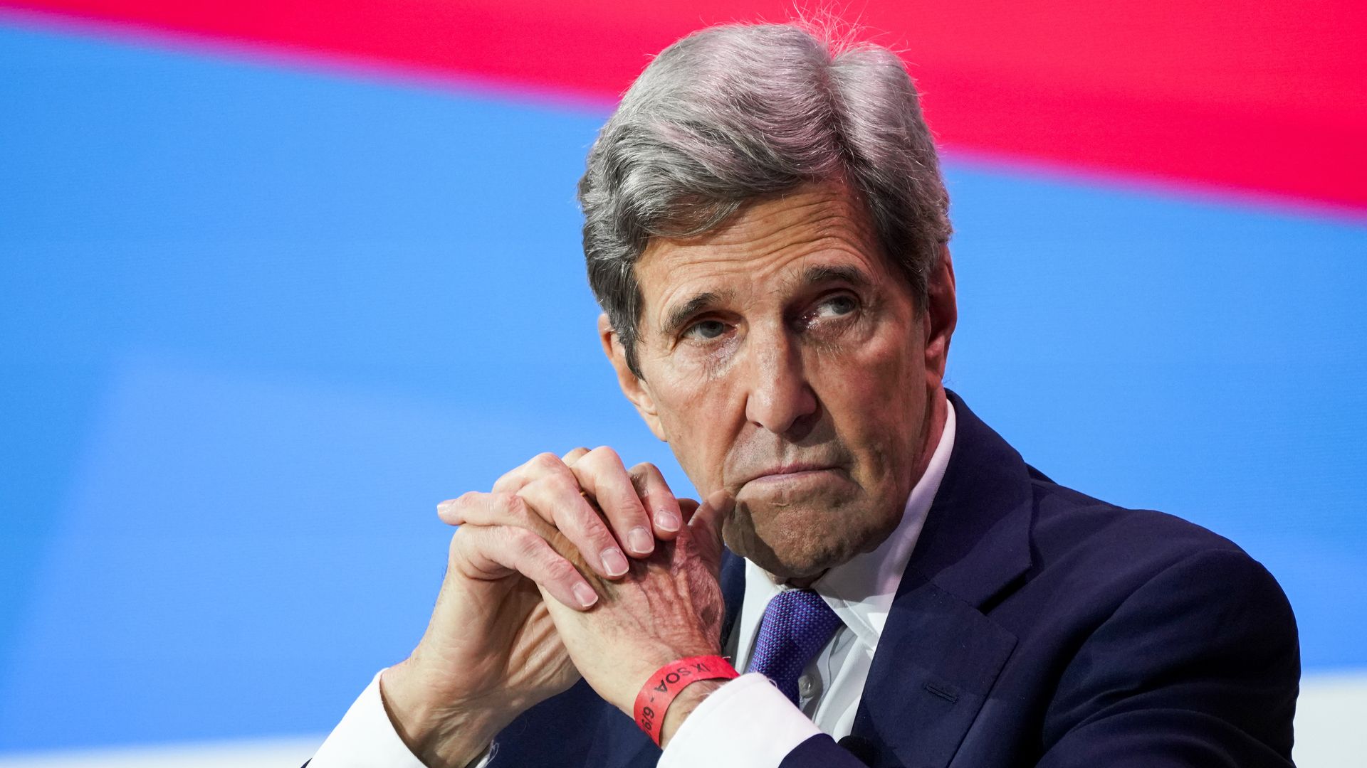 John Kerry, U.S. special presidential envoy for climate, speaks during the CEO Summit of the Americas hosted by the US Chamber of Commerce in Los Angeles, California, US, on Thursday, June 9, 2022. 