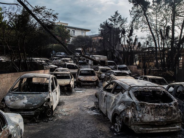 Climate change worsened deadly Greek wildfires