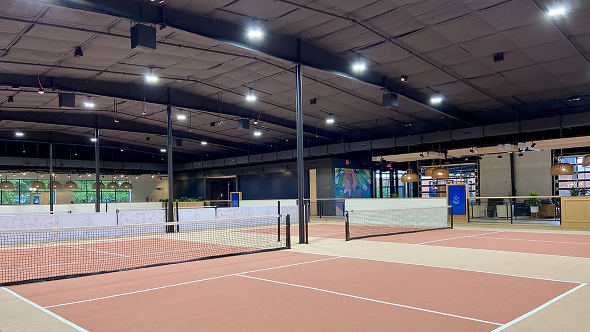Rally indoor courts.