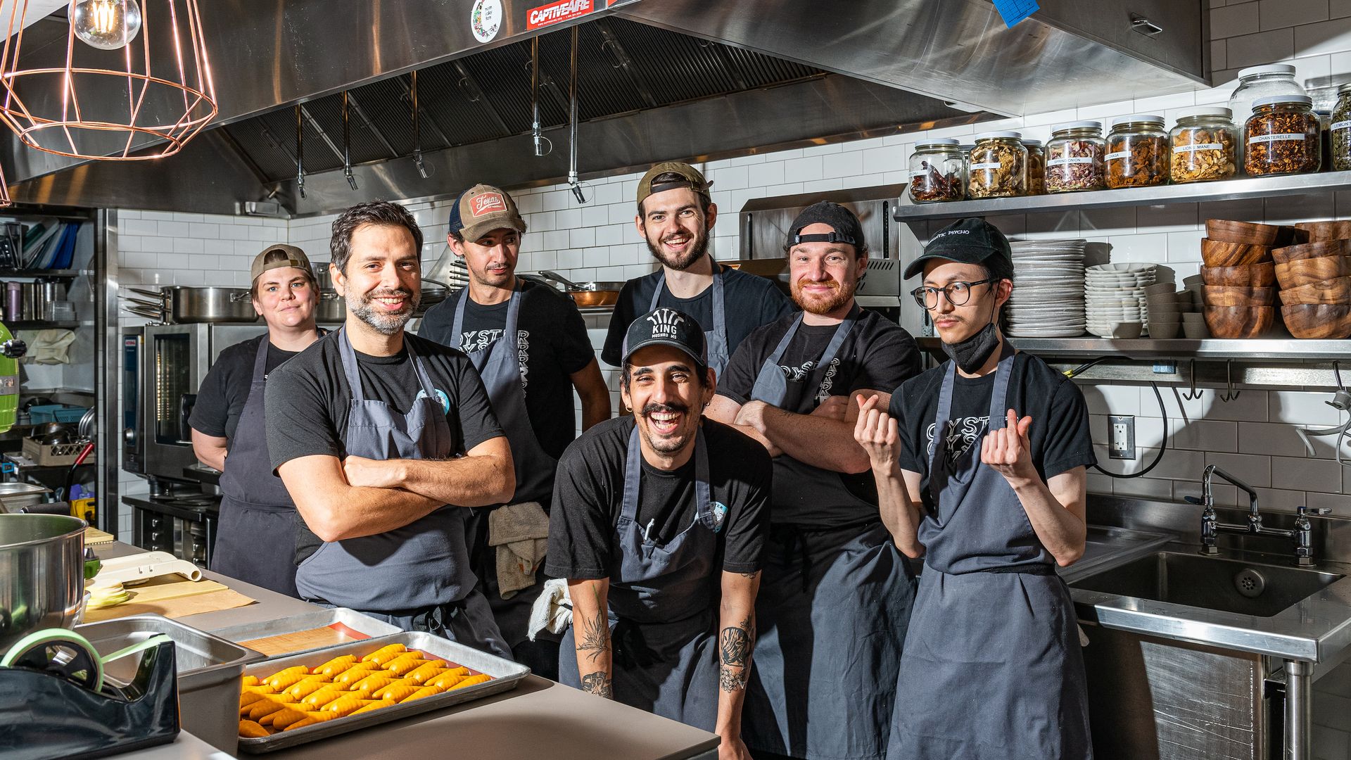 The Oyster Oyster team in Shaw. Photo courtesy of Rey Lopez