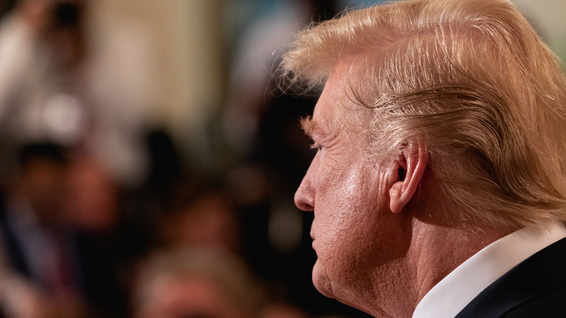 President Trump's profile.