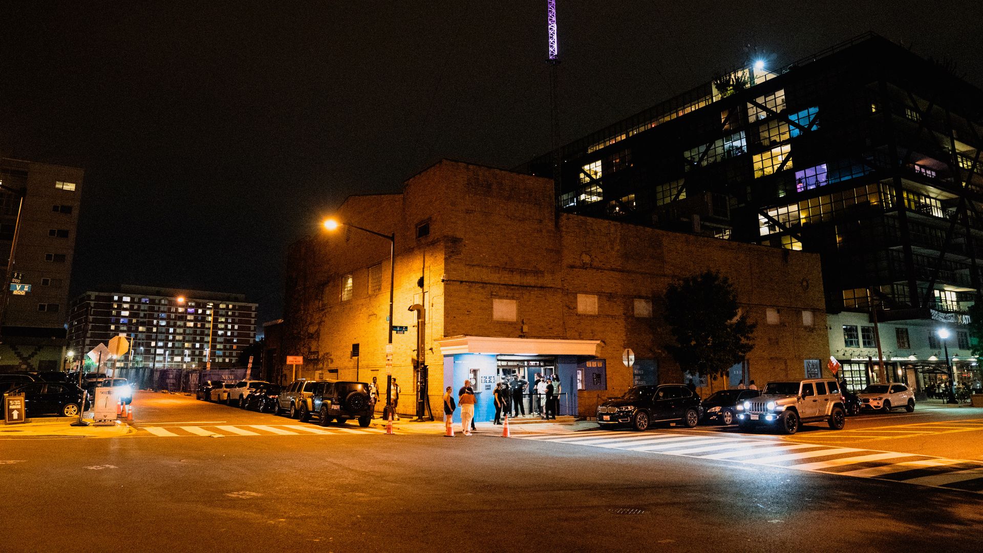 A photo showing the exterior of the 9:30 Club music venue in Washington, D.C.