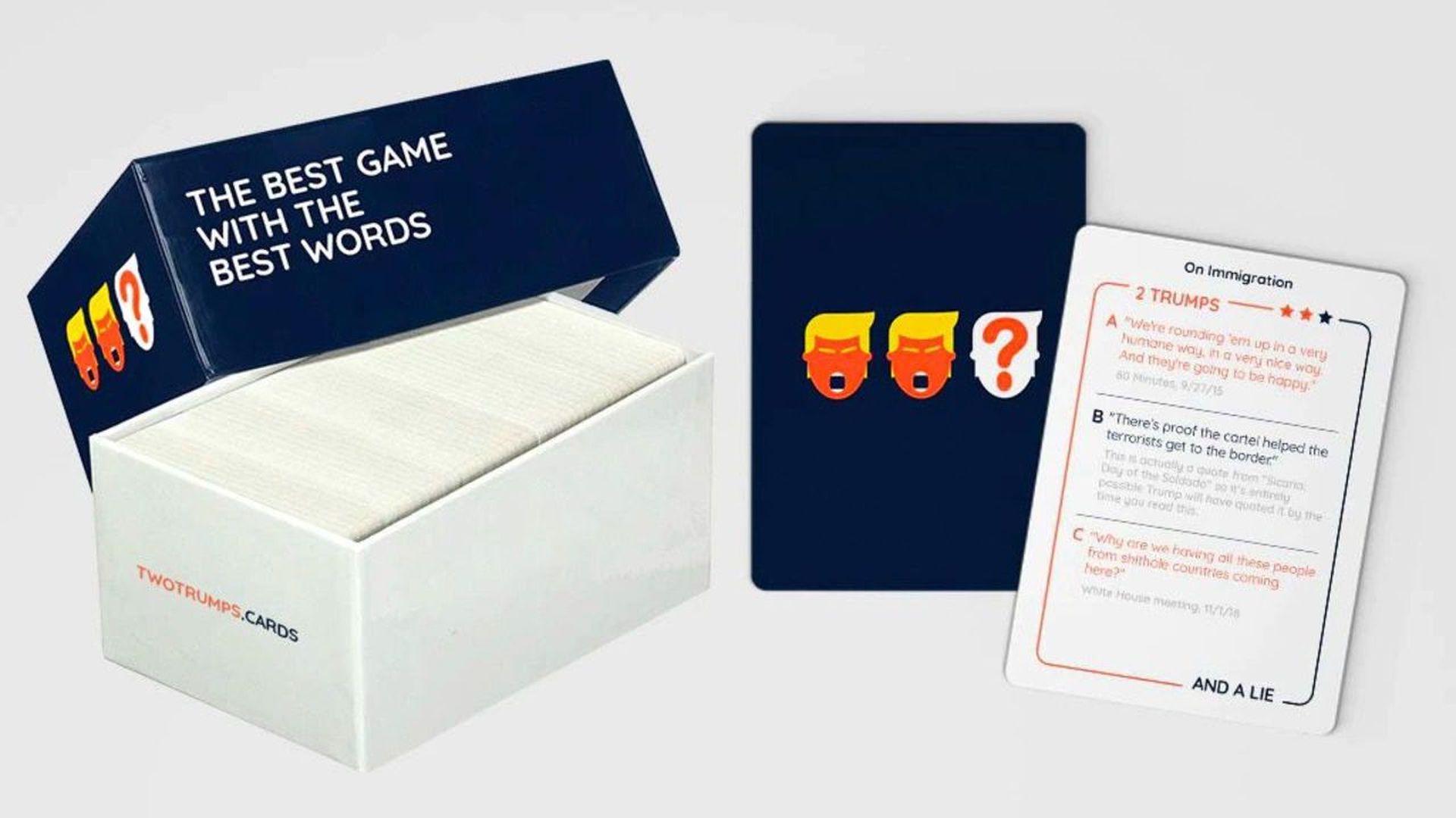 A card game based on Donald Trump