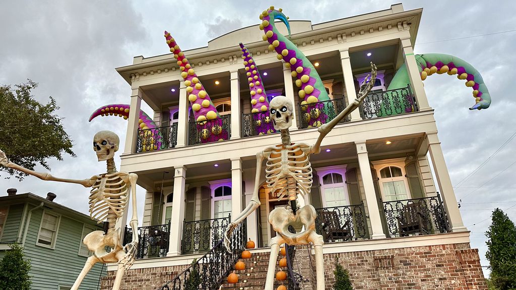 Photos Halloween decorations in New Orleans Axios New Orleans
