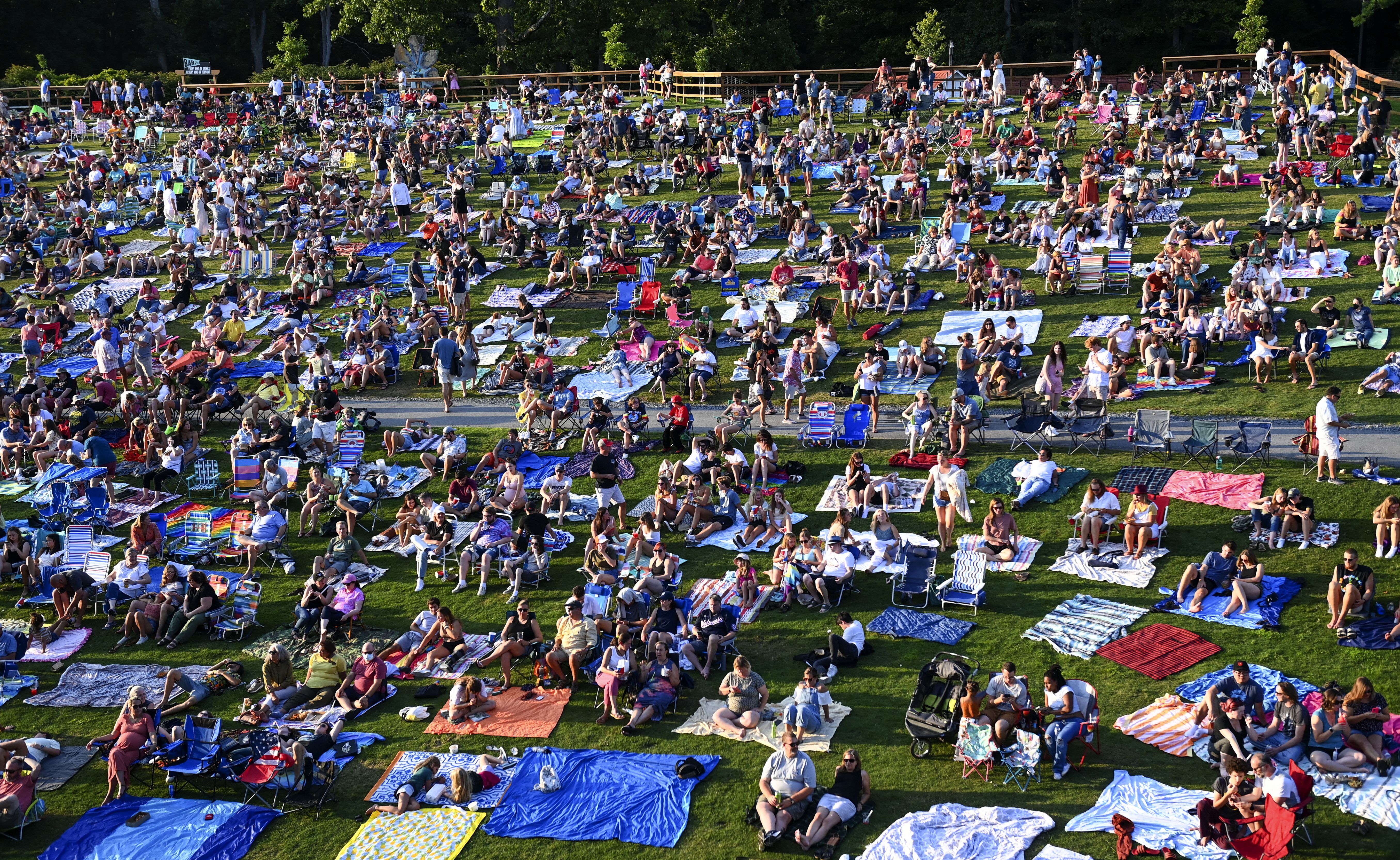 The lawn at Merriweather Post Pavilion