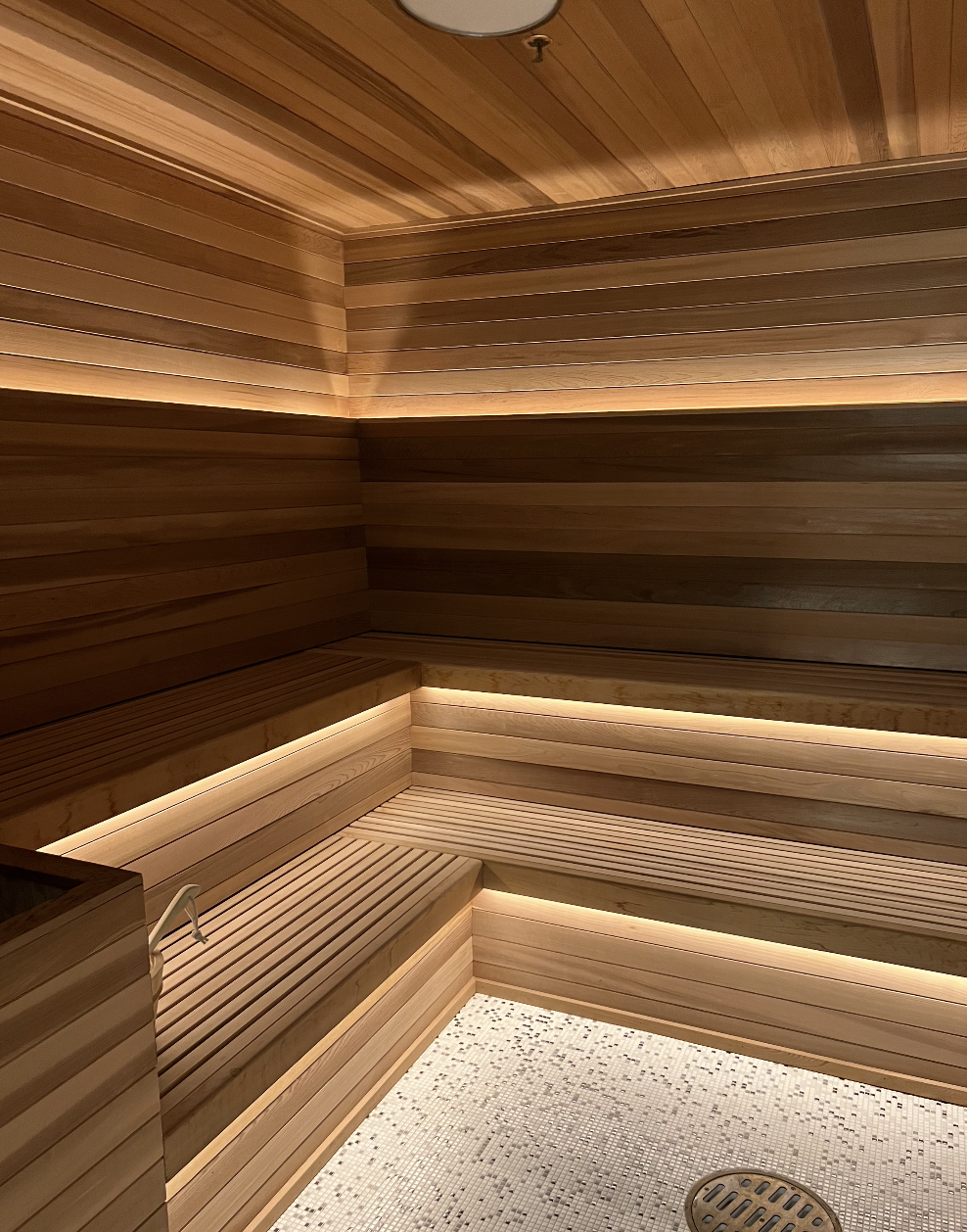 The Amaris' sauna. 