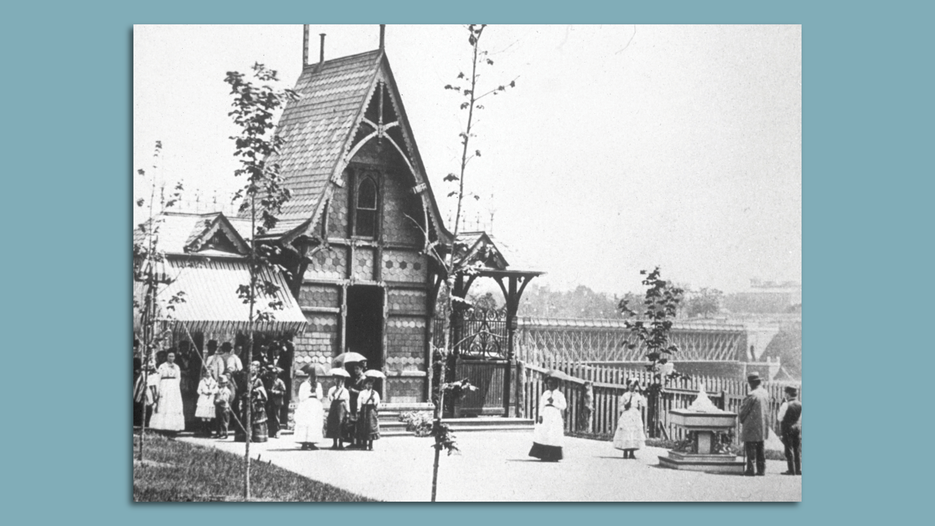 The Philadelphia Zoo in 1874