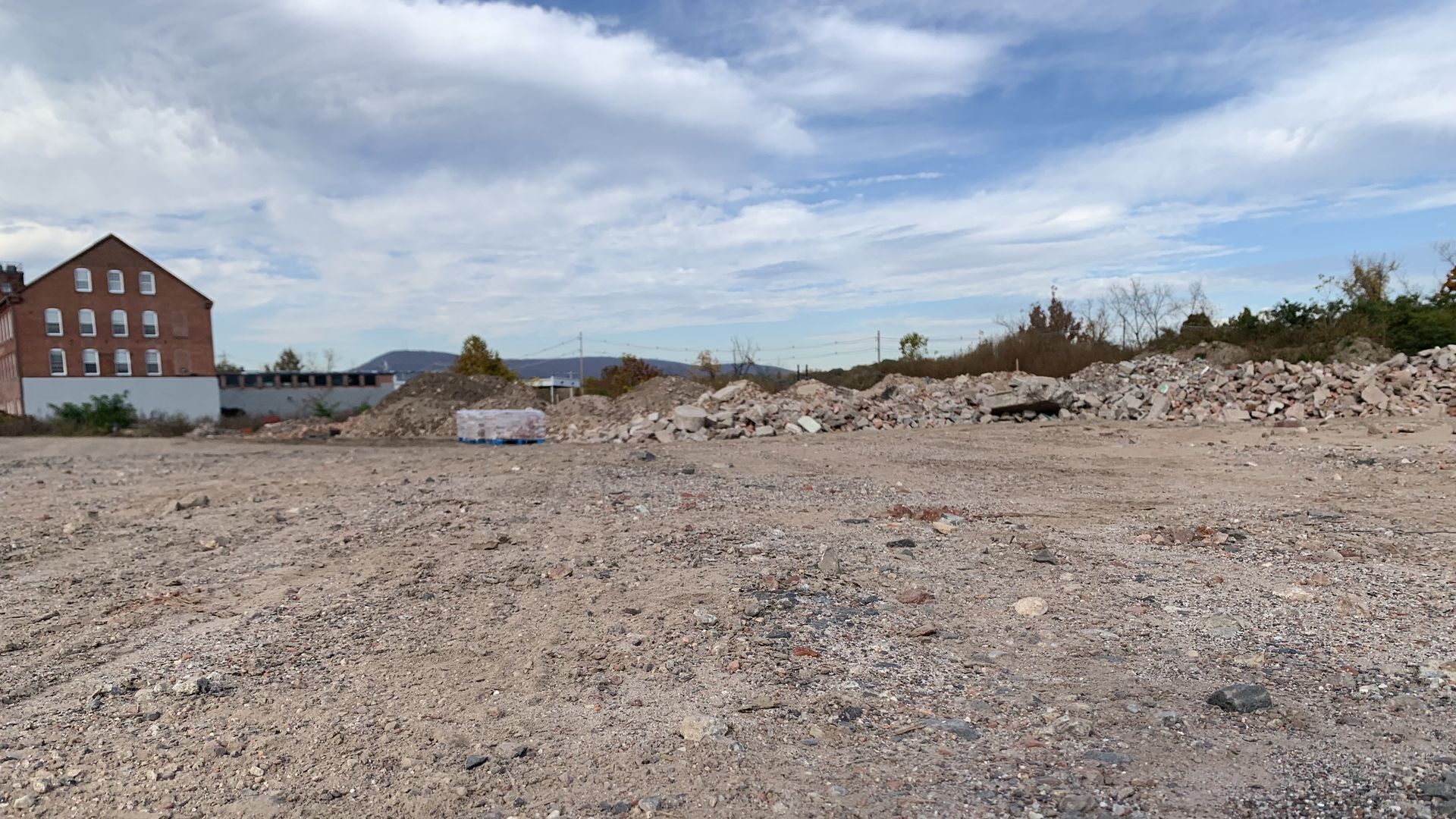 A lot in Holyoke, Massachusetts, the home of a first-of-a-kind low carbon cement plant