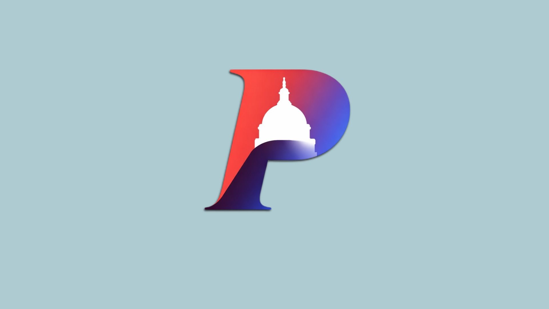 Logo showing the letter P with the U.S. Capitol dome 