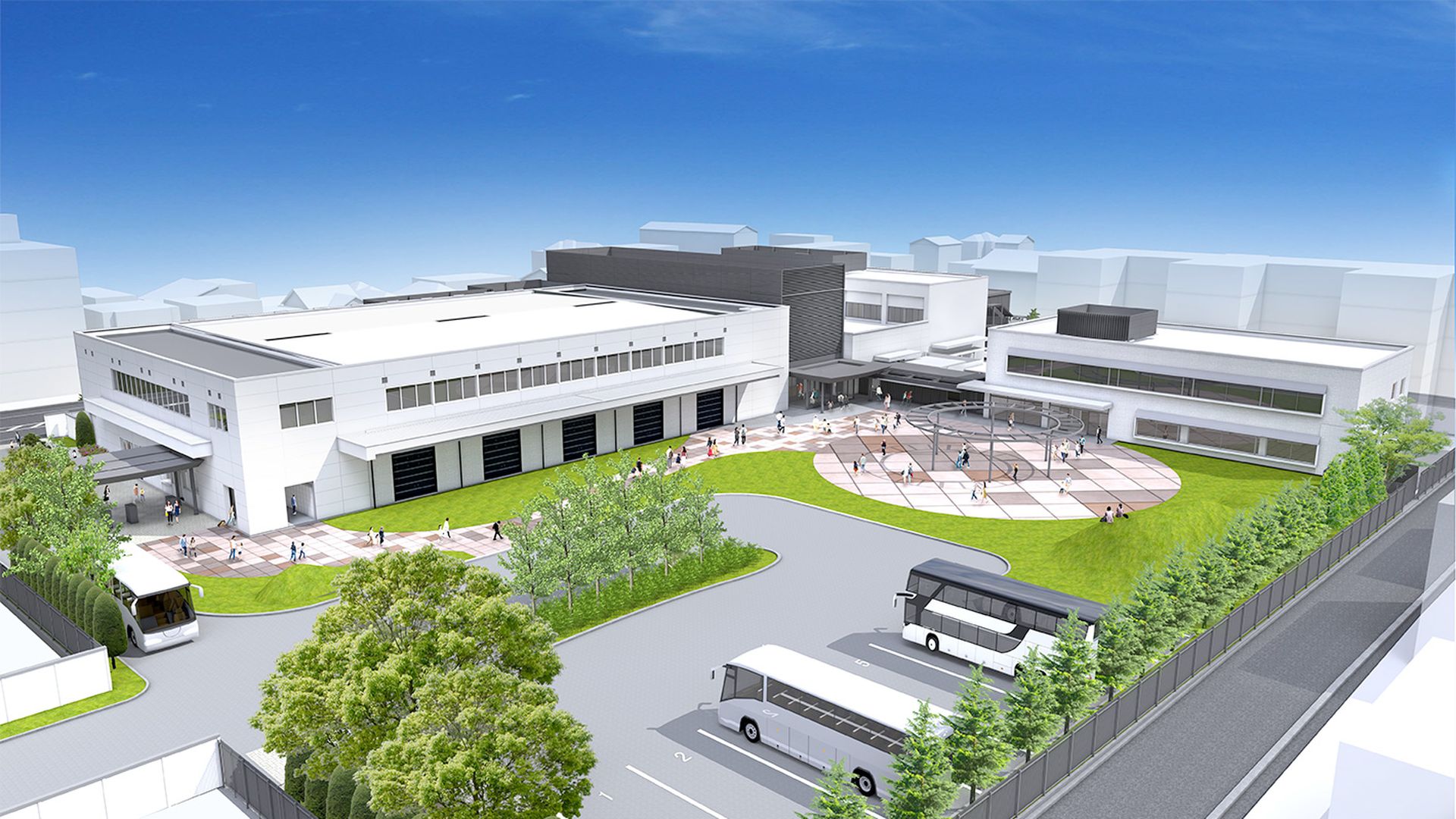 A prototype image of the Nintendo museum.