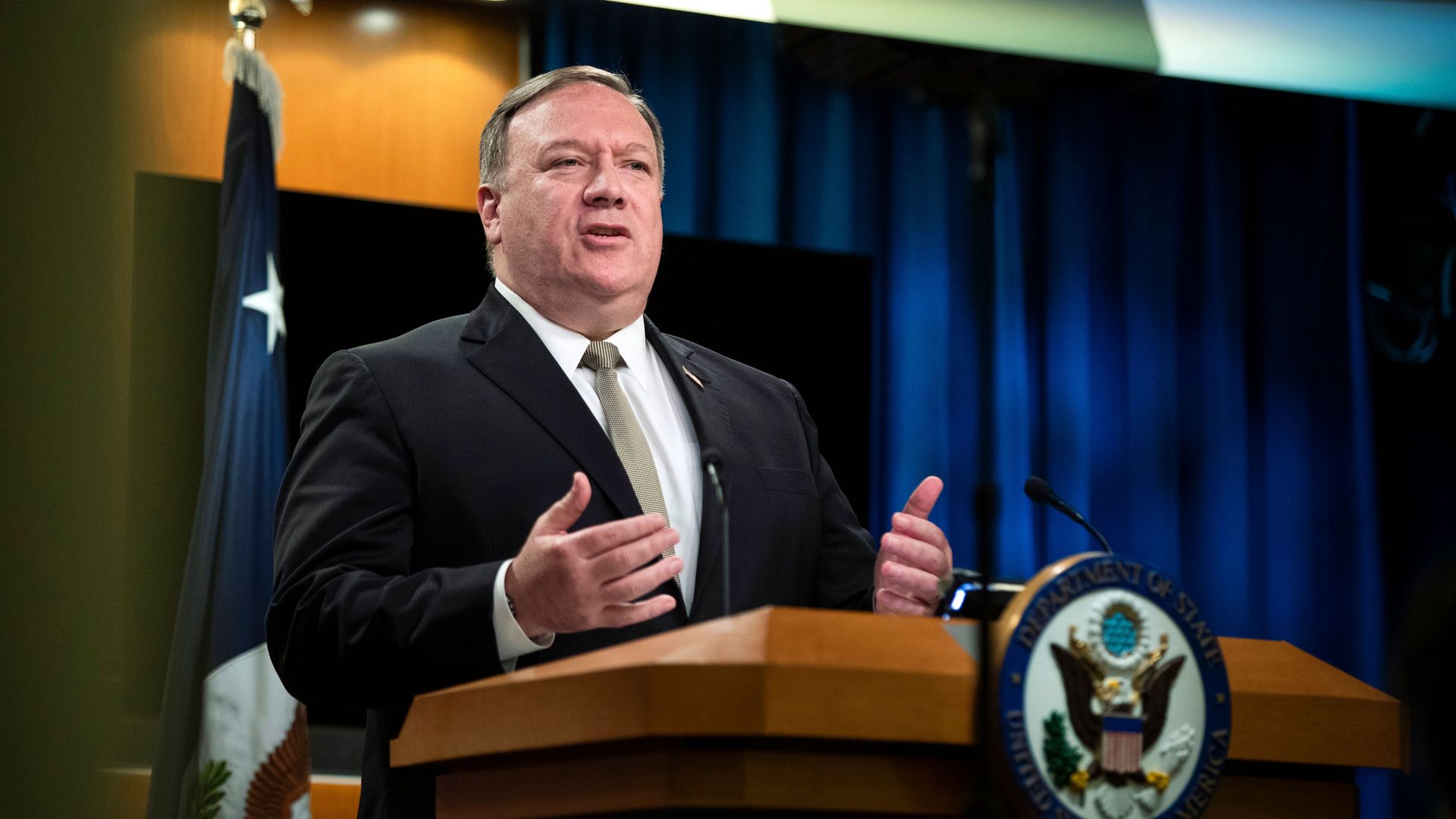 Secretary of State Mike Pompeo on July 1.
