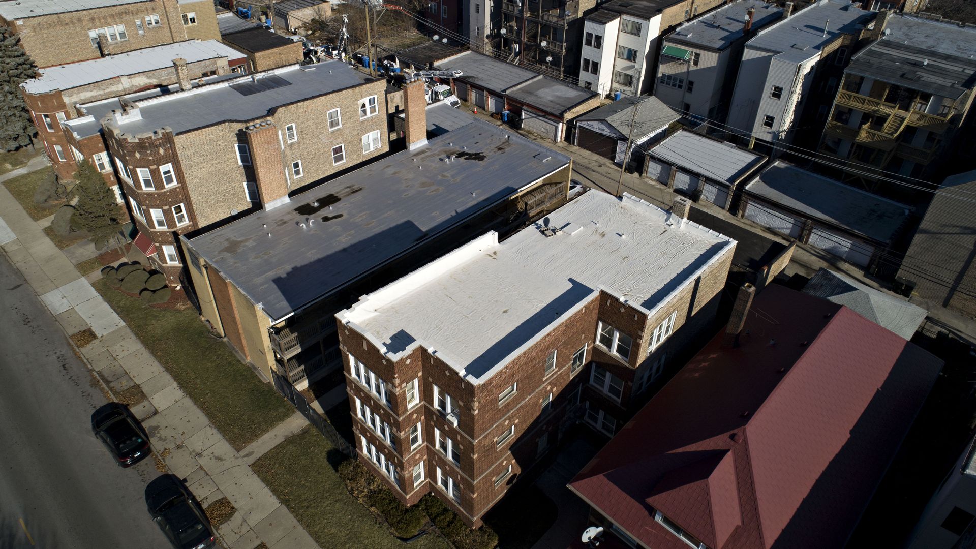 Photo of a row of houses.