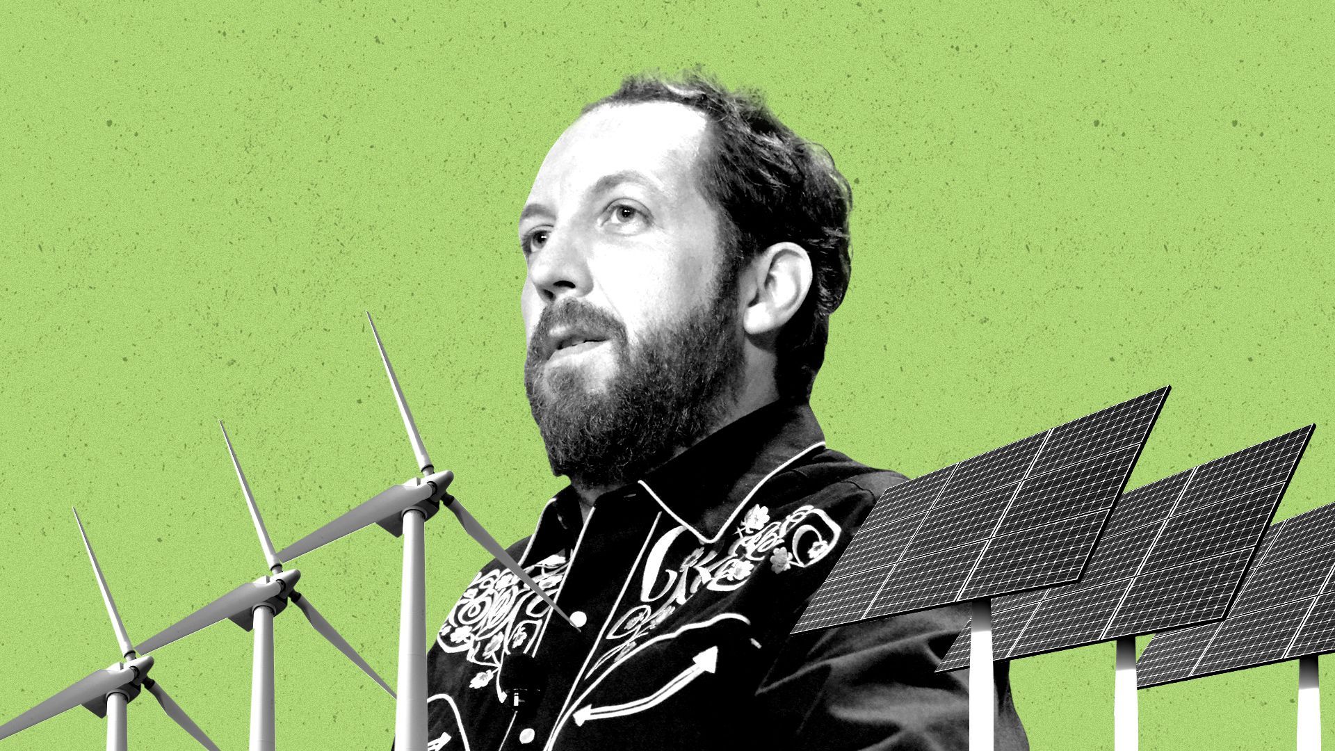 Photo illustration of Chris Sacca. 