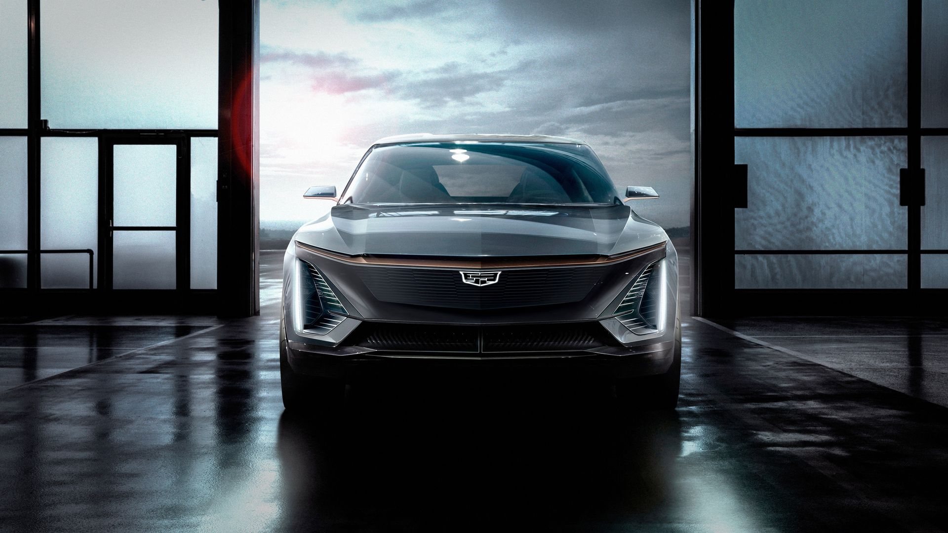 Image of upcoming Cadillac electric crossover, due in 2021