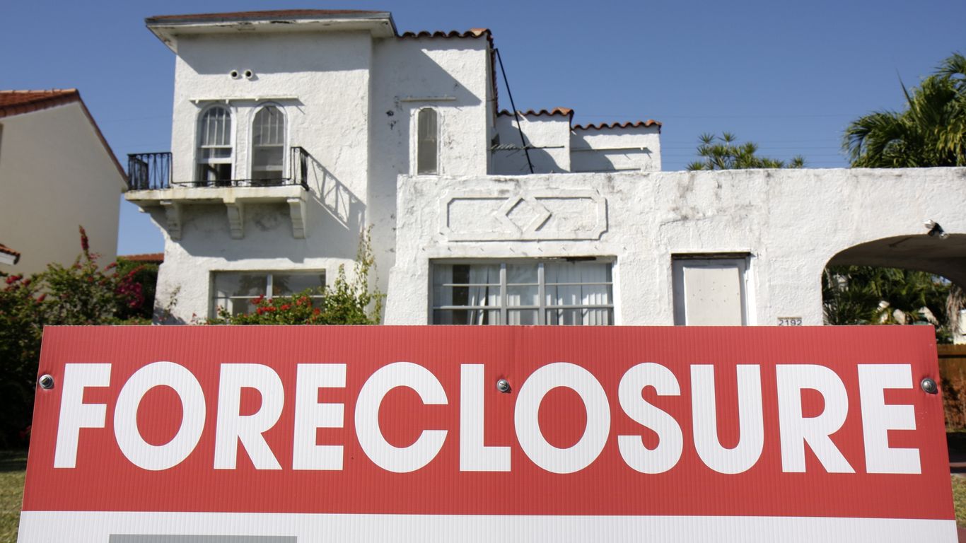 Home foreclosures are at record lows