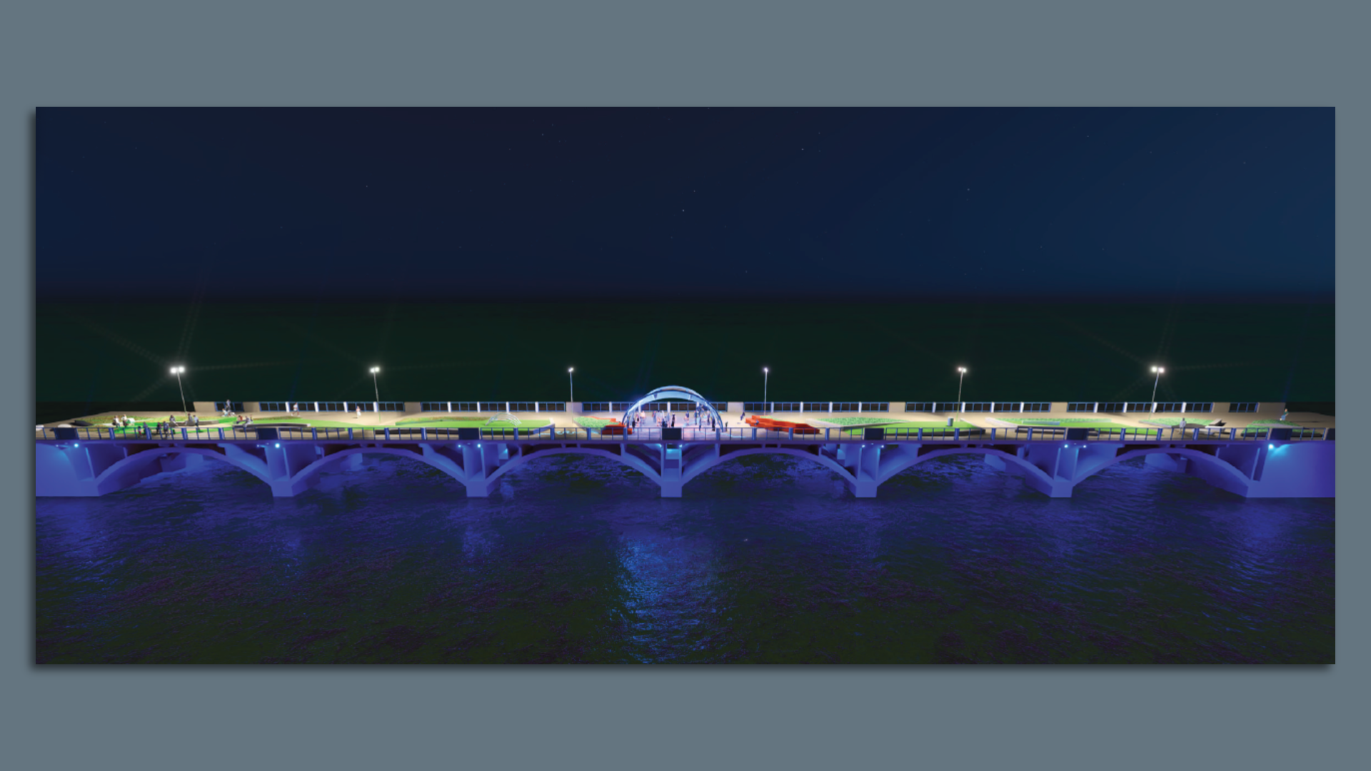 A rendering of SW 1st Street Bridge.