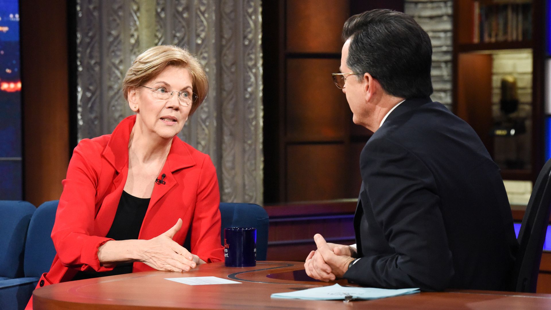 Elizabeth Warren told Stephen Colbert she doesn't think voters care about the Mueller report.