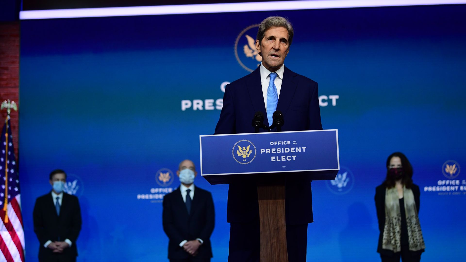 John Kerry speaks after Joe Biden appointed him as his international climate czar.