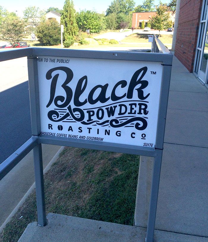 Black-Powder-Roasting-Company-Sign