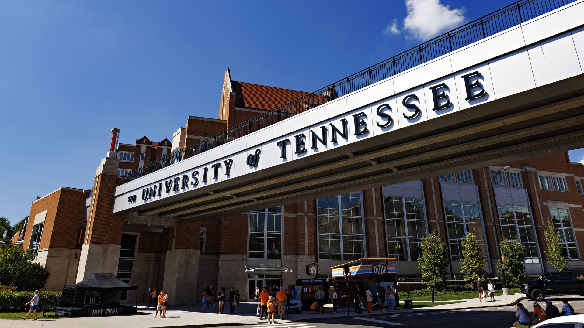 View of the campus of the University of Tennessee