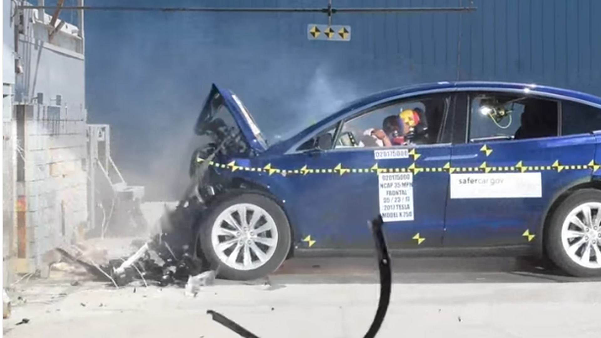 Tesla s Model X is the first SUV to get perfect safety ratings