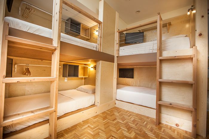 PodShare dorm-style co-living bunks