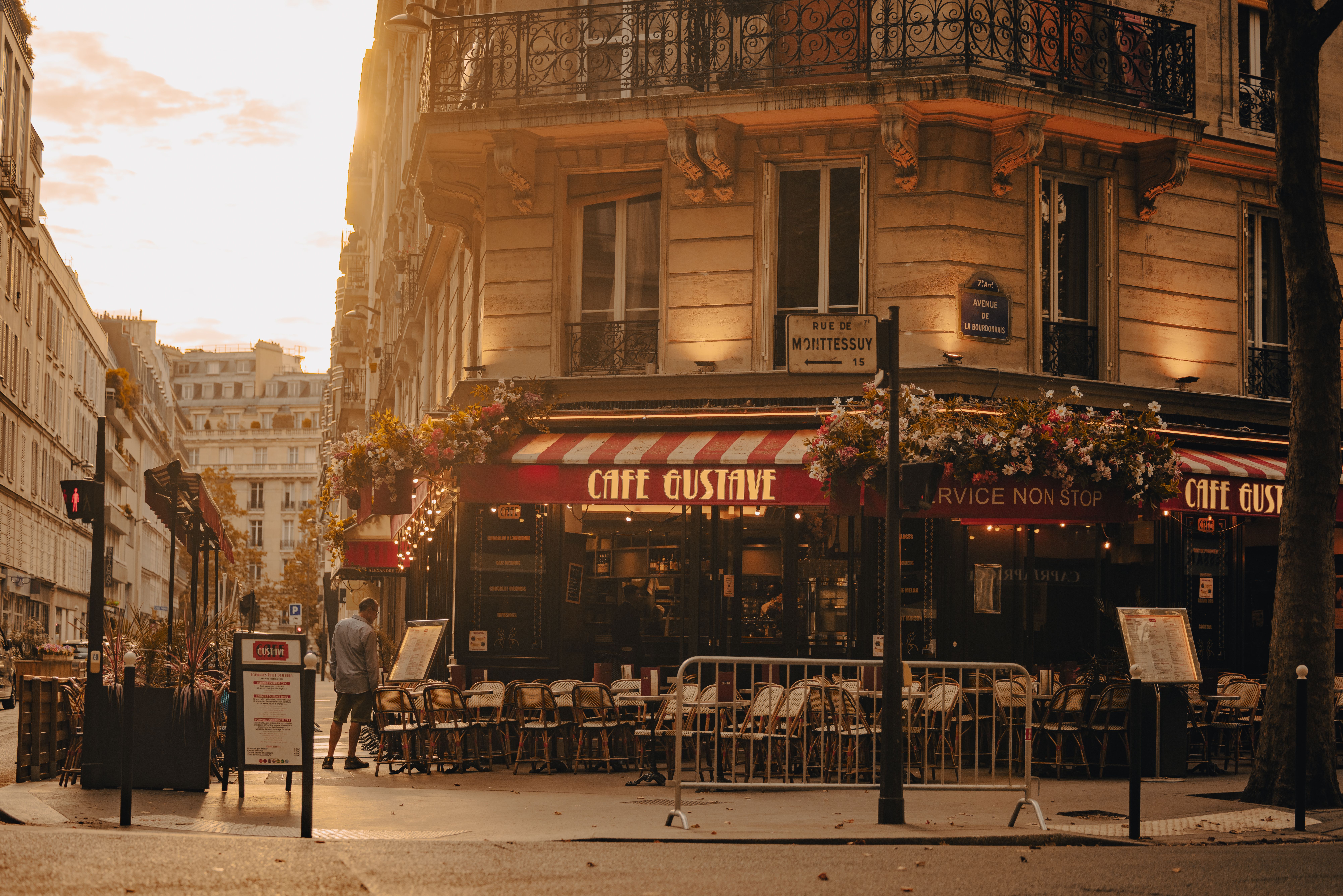 PARIS, FRANCE - JULY 25: A cafe is seen in the neighborhood of the 7th arrondissement on July 25, 2024 in Paris, France. (Photo by Carmen Mandato/Getty Images)