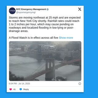 Flooding rains prompt water rescues across the U.S. Northeast