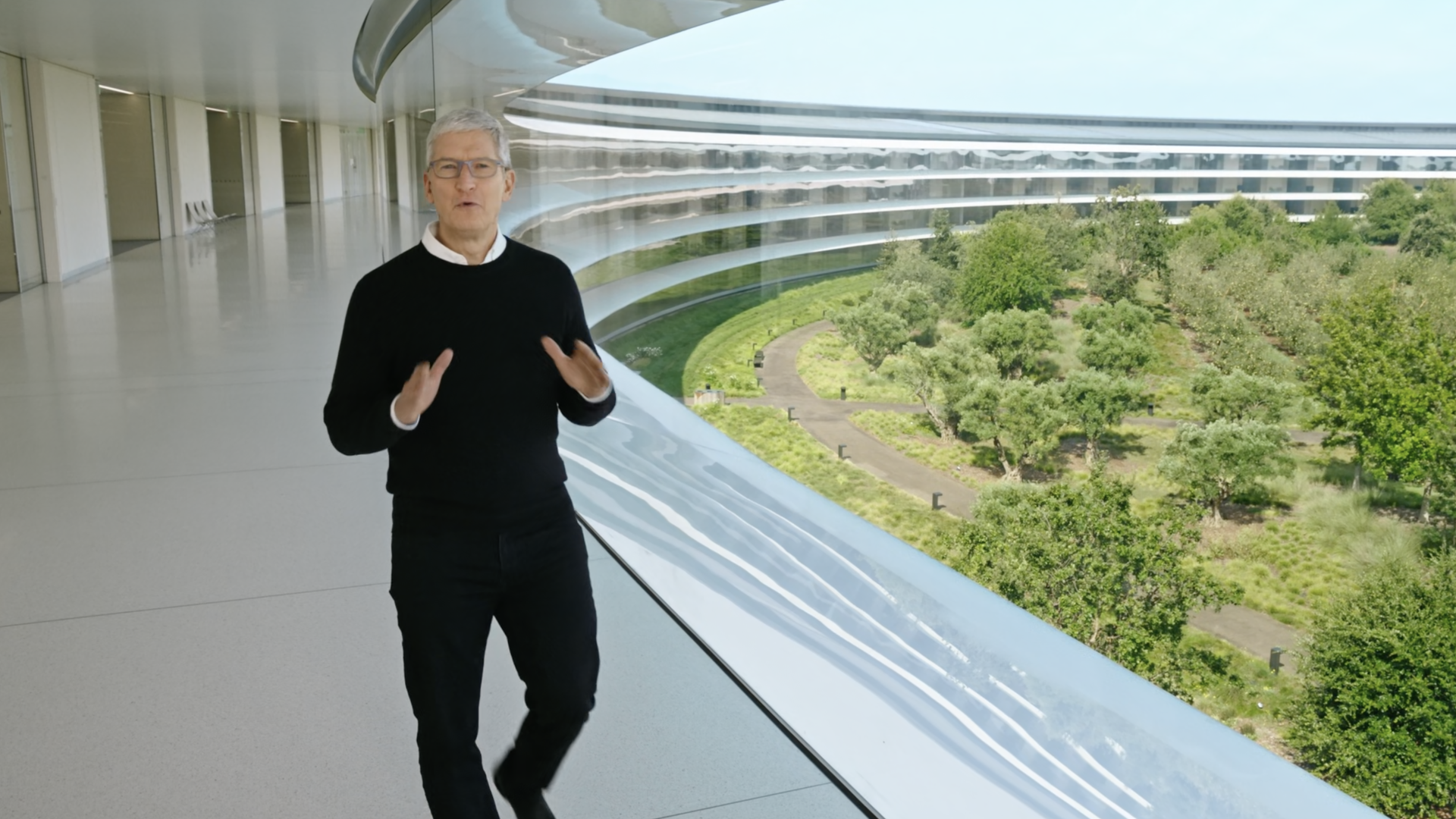 Apple CEO Tim Cook speaking at a Sept. 15 product launch