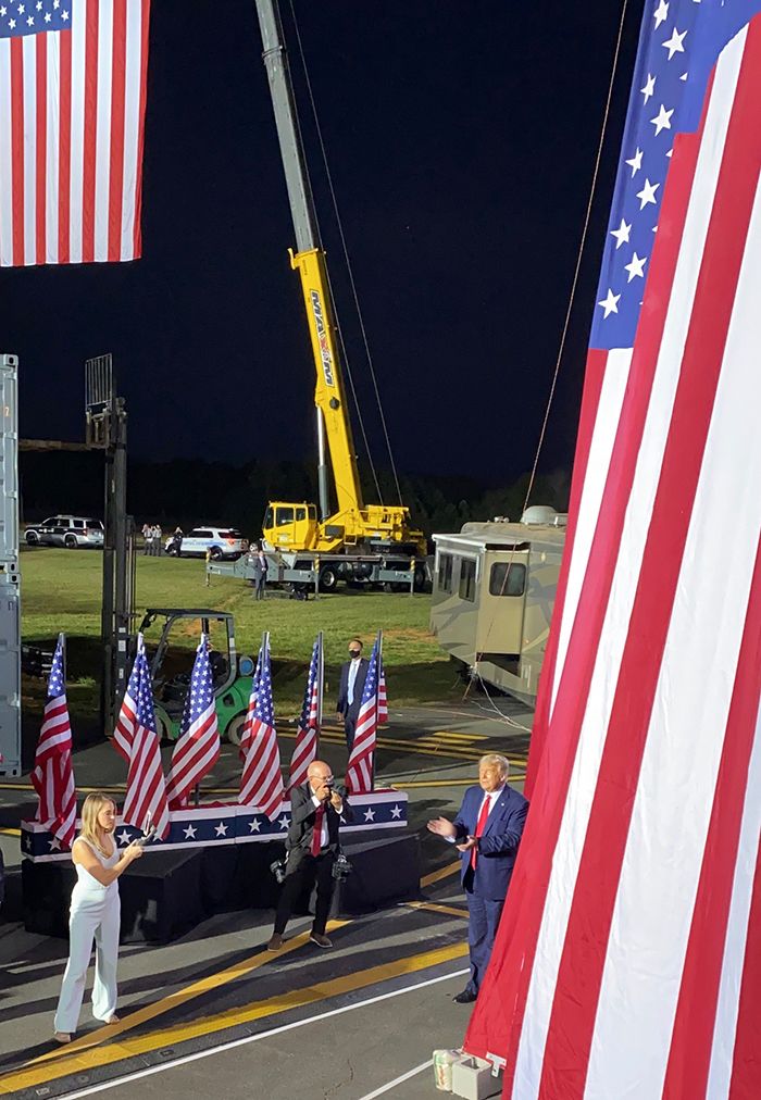 Trump Gastonia rally 2020 election October 21, 2020