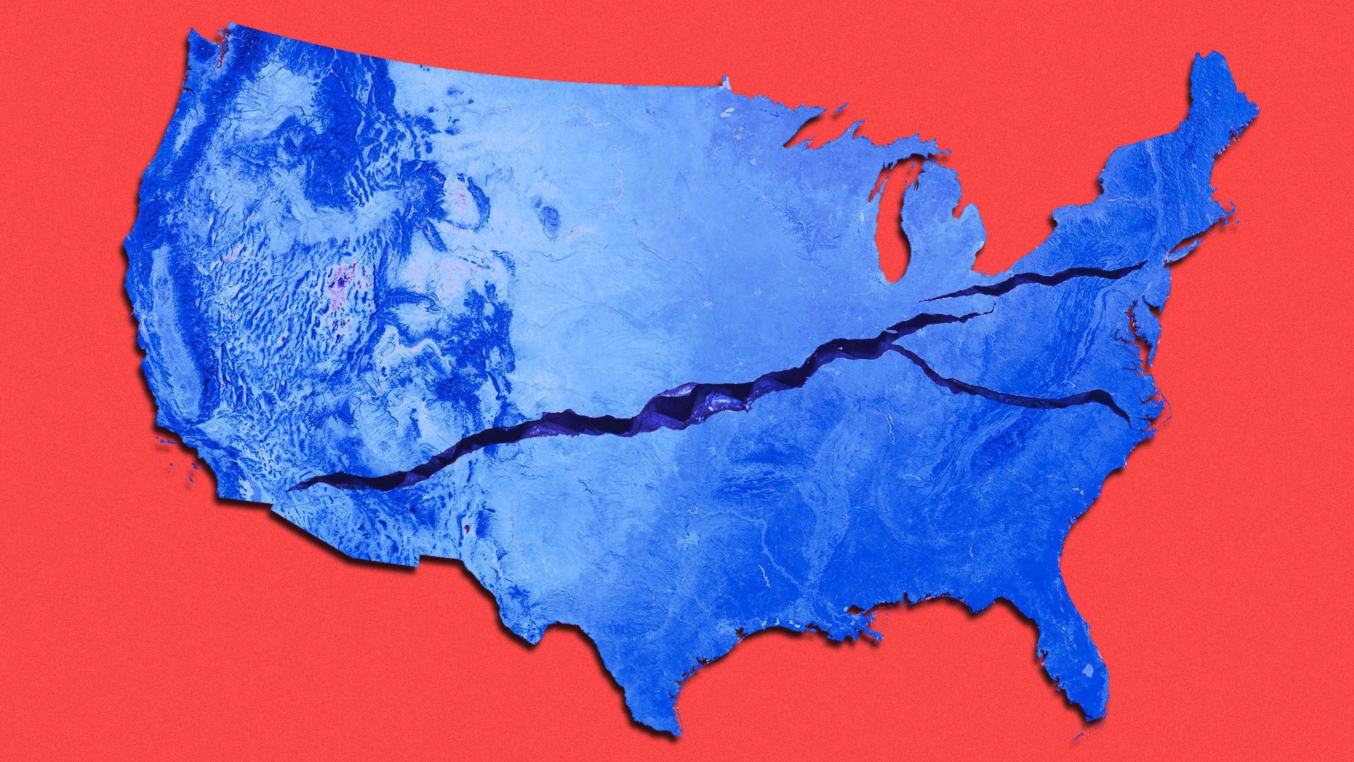 Fissures across US