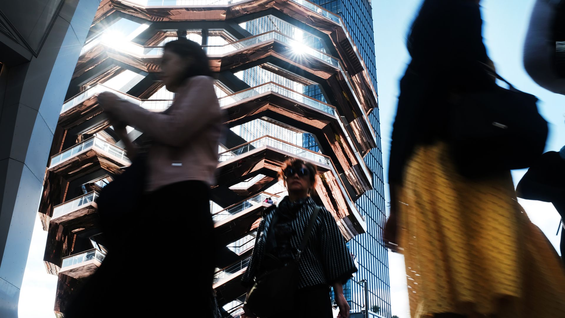 Hudson Yards neighborhood in Manhattan.