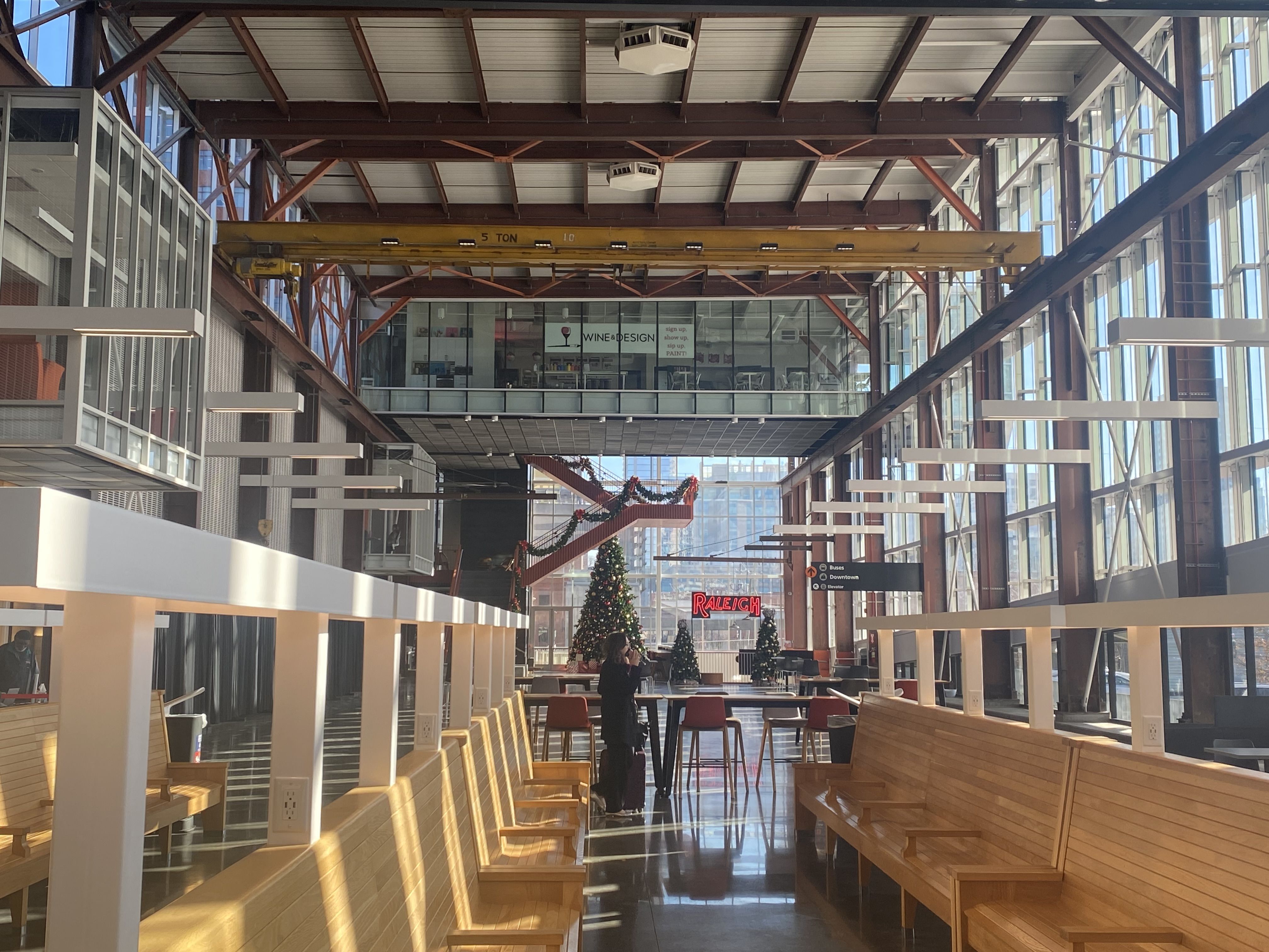 Raleigh's downtown train station 