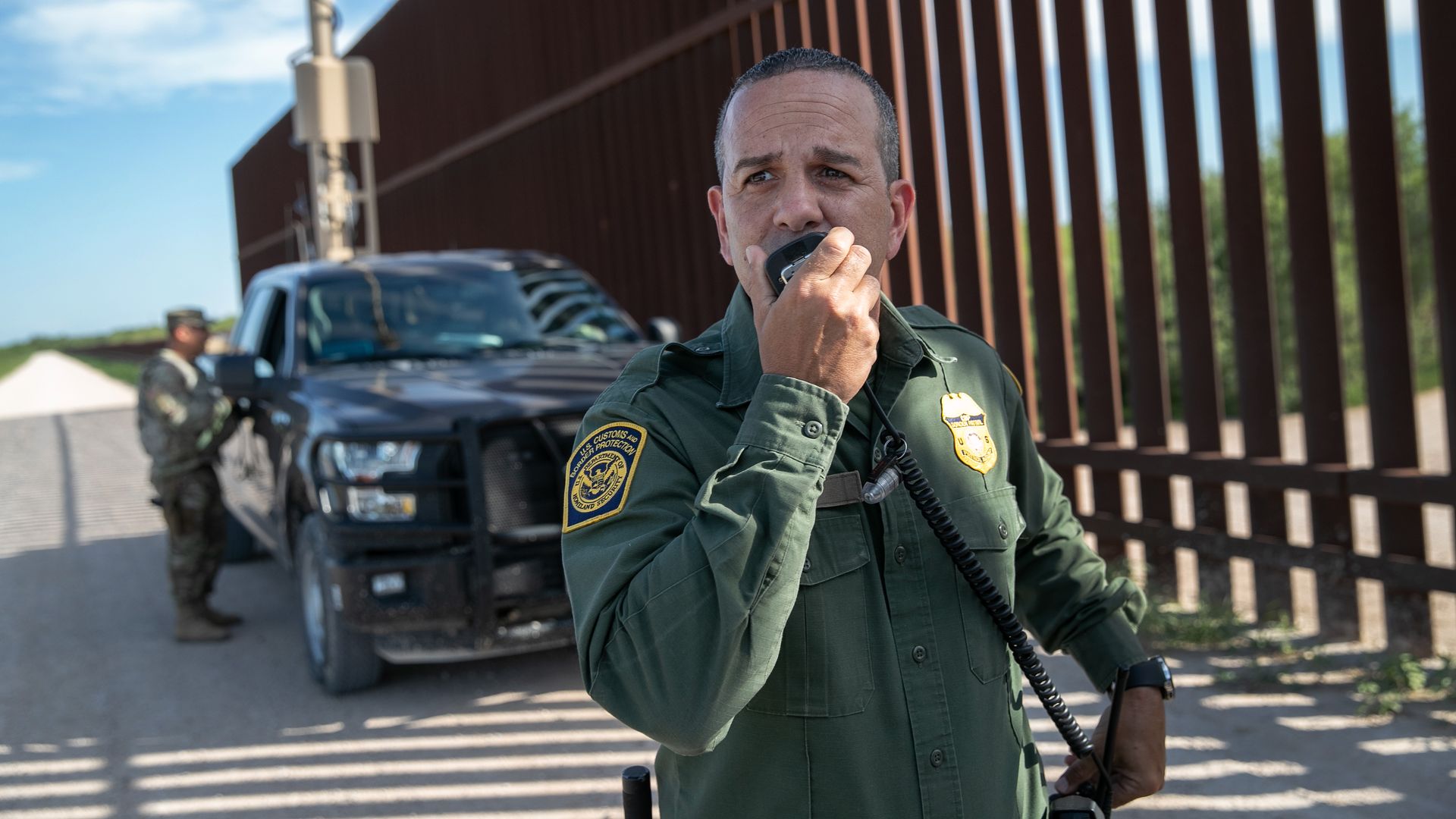  Border Patrol agent Carlos Ruiz spots undocumented immigrants.