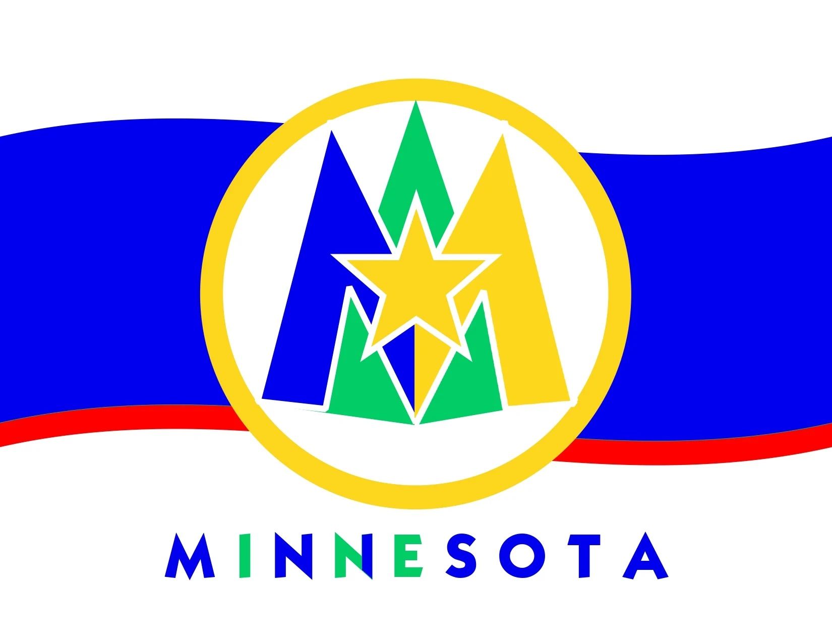 Minnesota's potential state flag designs feature the North Star and ...